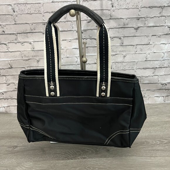 COACH Hampton Black nylon Weekend Small Tote - Picture 3 of 5